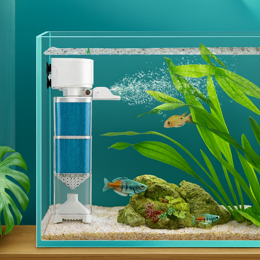 Aquarium Filter Pump Fish Tank Submersible Silent Air Oxygen Aerator Internal Water Pump Aquarium Air Pump Wave Maker 220V