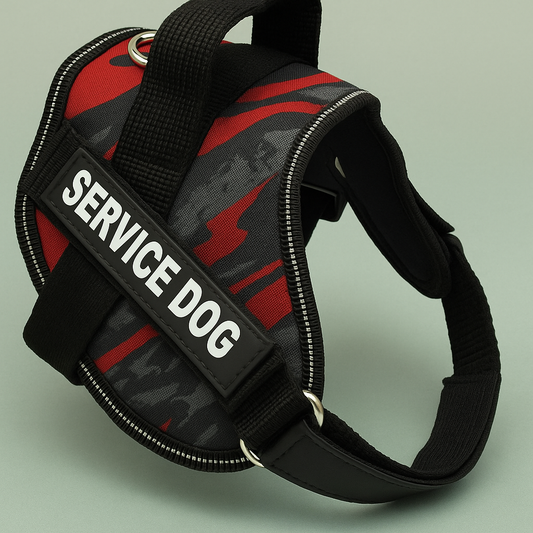 Dog Patches for Service Dogs, Reflective and Removable Dog Tags for Service Vest Dog Harness
