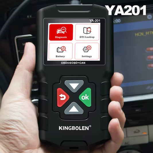2025  YA201 OBD2 Scanner Auto Diagnostic Tools OBDII EOBD Code Reader KW310 for 12V Car Diagnosis PK CR3001 CR3008