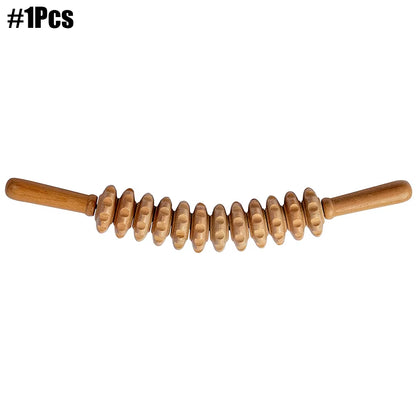 Body Wood Therapy Complete Kit Wooden Maderotherapy Kit for Reductive Massage Colombian Wood Therapy Tools for Body Contour Tool